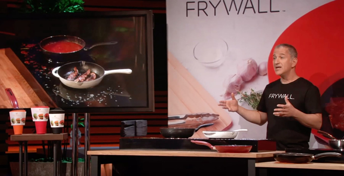Frywall Before Shark Tank and On Shark Tank Episode