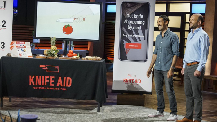 Knife Aid and Its Owner On Shark Tank